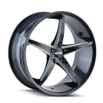 17" TOUREN WHEELS TR70 | 3270 BLACK MILLED SPOKES FINISH RIMS