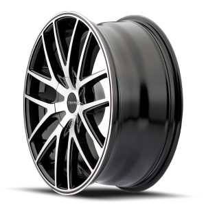 17" TOUREN WHEELS TR60 | 3260 BLACK MACHINED FACE FINISH RIMS - Image 3