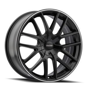 17" TOUREN WHEELS TR60 | 3260 MATTE BLACK MACHINED RING FINISH RIMS