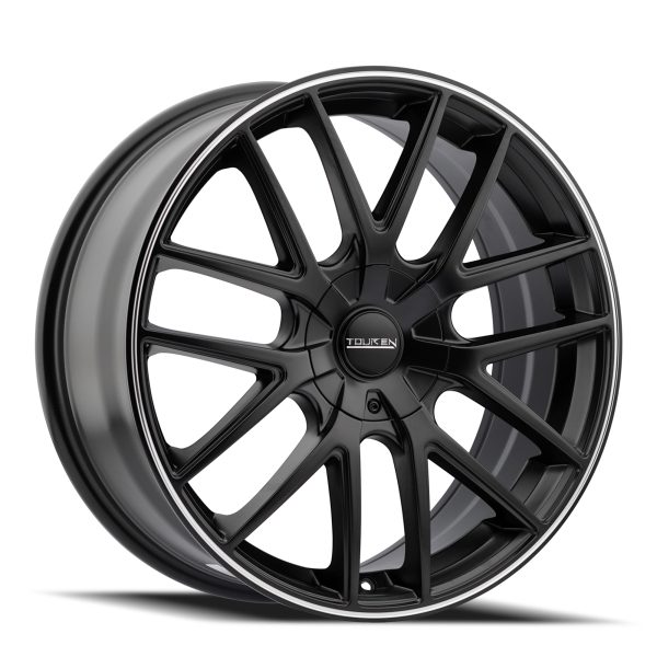 17" TOUREN WHEELS TR60 | 3260 MATTE BLACK MACHINED RING FINISH RIMS