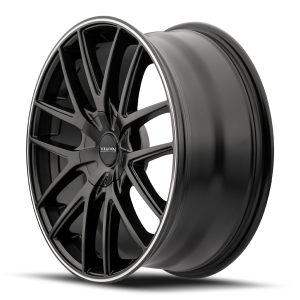 17" TOUREN WHEELS TR60 | 3260 MATTE BLACK MACHINED RING FINISH RIMS - Image 3
