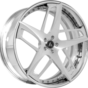 26" ARTIS FORGED BAVARIA BRUSHED FACE CHROME LIP FINISH RIMS