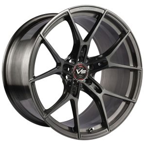 20" VS FORGED WHEELS VF01 BRUSHED TITANIUM MONOBLOCK FORGED FINISH RIMS PAKAGE TIRES Advanta HPZ 275-30-20