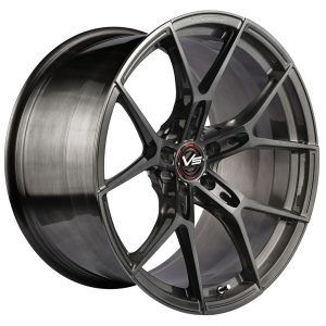 20" VS FORGED WHEELS VF01 BRUSHED TITANIUM MONOBLOCK FORGED FINISH RIMS PAKAGE TIRES Advanta HPZ 275-30-20 - Image 2