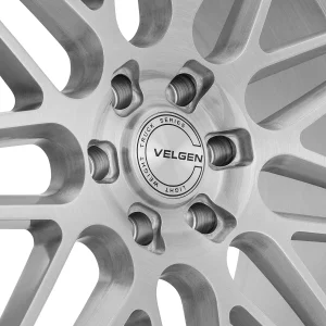 24" VELGEN WHEELS VFF-9 BRUSHED CLEAR FINISH RIMS - Image 3