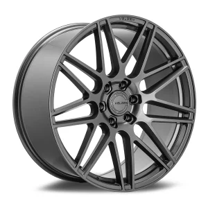 24" VELGEN WHEELS VFF-9 GLOSS GUNMETAL FINISH RIMS