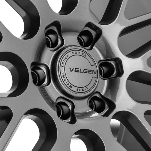 24" VELGEN WHEELS VFF-9 GLOSS GUNMETAL FINISH RIMS - Image 3