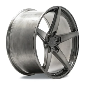 22" VELGEN WHEELS CLASSIC5 V2 BRUSHED TITANIUM FINISH RIMS - Image 2
