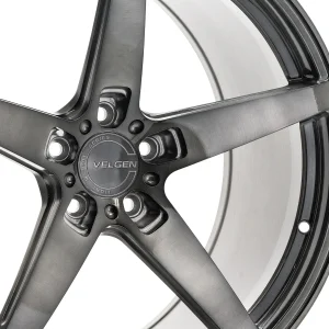 20" VELGEN WHEELS CLASSIC5 V2 BRUSHED TITANIUM FINISH RIMS - Image 3