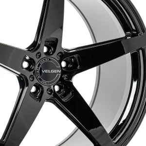 20" VELGEN WHEELS CLASSIC5 V2 GLOSS BLACK FINISH RIMS - Image 3