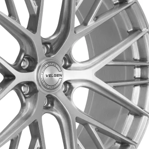 24" VELGEN WHEELS VFF-12 BRUSHED CLEAR FINISH RIMS - Image 3