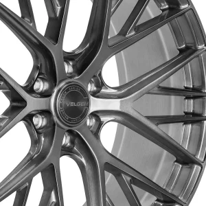 24" VELGEN WHEELS VFF-12 BRUSHED TITANIUM FINISH RIMS - Image 3