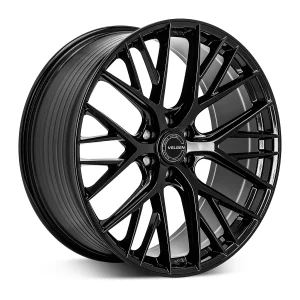 24" VELGEN WHEELS VFF-12 GLOSS BLACK FINISH RIMS