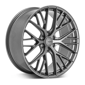 24" VELGEN WHEELS VFF-12 GLOSS GUNMETAL FINISH RIMS