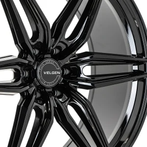 24" VELGEN WHEELS VFF-6 GLOSS BLACK FINISH RIMS - Image 3