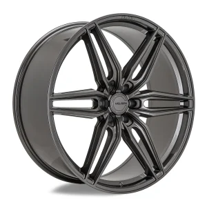 22" VELGEN WHEELS VFF-6 GLOSS GUNMETAL FINISH RIMS