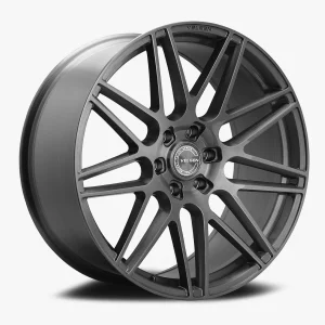 24" VELGEN WHEELS VFF-9 BRUSHED TITANIUM FINISH RIMS