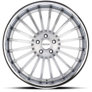 22" XIX WHEELS X59 SILVER MACHINED CHROME LIP FINISH RIMS - Image 3
