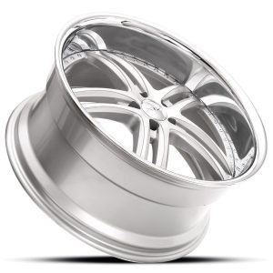 22" XIX WHEELS X23 SILVER MACHINED CHROME LIP FINISH RIMS - Image 4