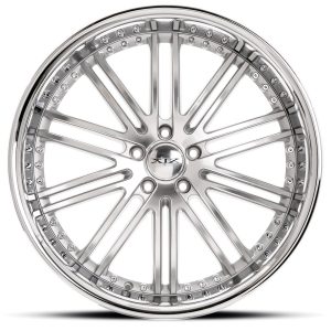 20" XIX WHEELS X23 SILVER MACHINED CHROME LIP FINISH RIMS - Image 3