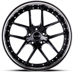 20" XIX WHEELS X61 GLOSS BLACK CHROME LIP FINISH - Image 3