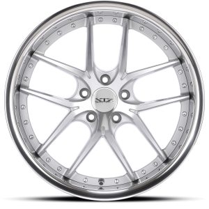 20" XIX WHEELS X61 SILVER MACHINED CHROME LIP FINISH RIMS - Image 2