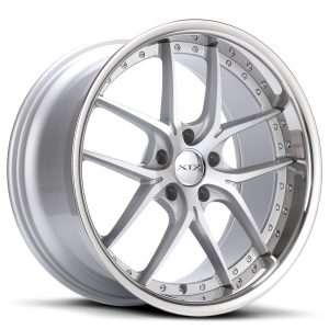 20" XIX WHEELS X61 SILVER MACHINED CHROME LIP FINISH RIMS
