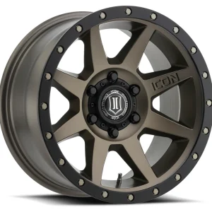 17" ICON WHEELS REBOUND BRONZE FINISH RIMS