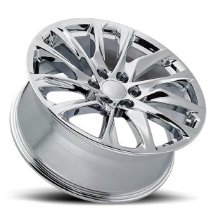 20" FACTORY REPRODUCTIONS WHEELS FR98 ESCALADE 12 SPOKE CHROME FINISH RIMS - Image 3