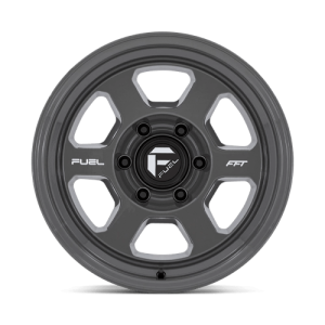 17" FUEL WHEELS FC860 HYPE BATTLESHIP GRAY FINISH OFF-ROAD RIMS - Image 2