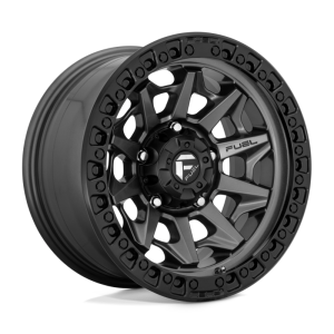 17" FUEL WHEELS D716 COVERT MATTE ANTHRACITE WITH BLACK RING OFF-ROAD RIMS