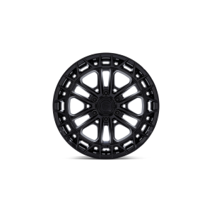 17" FUEL WHEELS FC881 SURGE MATTE BLACK WITH GLOSS BLACK LIP OFF-ROAD RIMS - Image 3