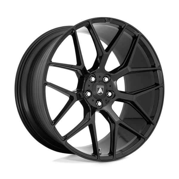 20" ASANTI BLACK LABEL WHEELS DYNASTY GLOSS BLACK FINISH RIMS