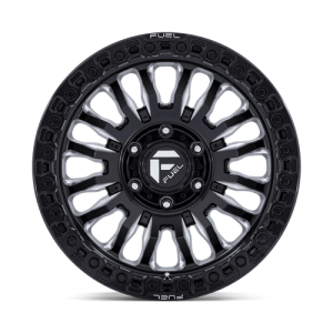17" FUEL WHEELS FC857 RINCON SBL GLOSS BLACK MILLED FINISH OFF-ROAD RIMS - Image 3