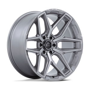 17" FUEL WHEELS FC854 FLUX 6 PLATINUM OFF-ROAD RIMS