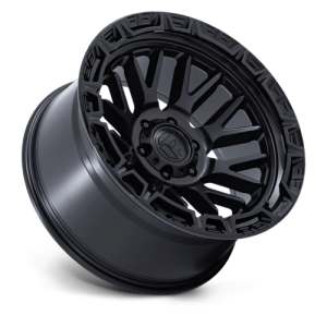 17" FUEL WHEELS FC890 RAIL MATTE BLACK WITH GLOSS BLACK LIP OFF-ROAD RIMS - Image 2