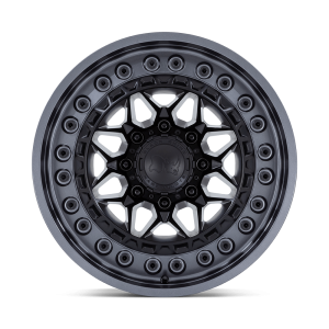 18" BLACK RHINO WHEELS ALPHA BR008 MATTE BLACK GUNMETAL LIP FINISH OFF-ROAD RIMS