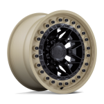 18" BLACK RHINO WHEELS ALPHA BR008 MATTE BLACK SAND LIP FINISH OFF-ROAD RIMS