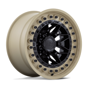 18" BLACK RHINO WHEELS ALPHA BR008 MATTE BLACK SAND LIP FINISH OFF-ROAD RIMS