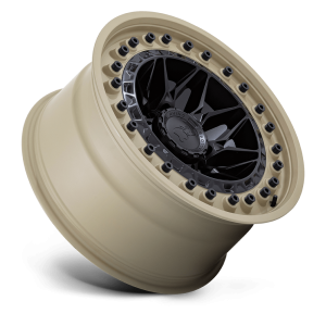 18" BLACK RHINO WHEELS ALPHA BR008 MATTE BLACK SAND LIP FINISH OFF-ROAD RIMS - Image 2