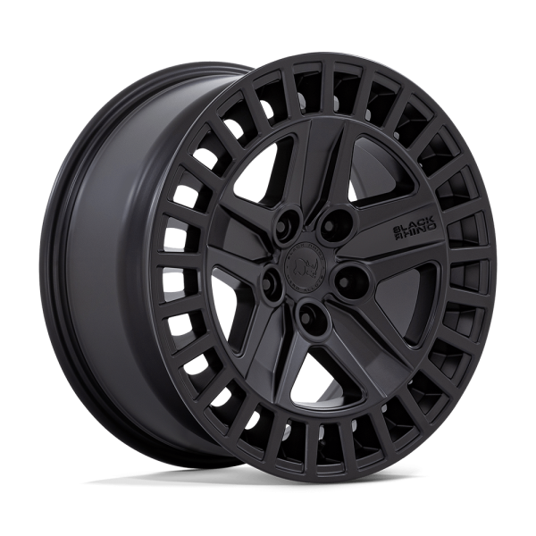18" BLACK RHINO WHEELS ALSTON BR005 MATTE BLACK FINISH CROSSOVER RIMS