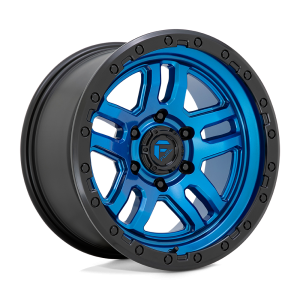 17" FUEL WHEELS D790 AMMO BLUE WITH BLACK LIP OFF-ROAD RIMS