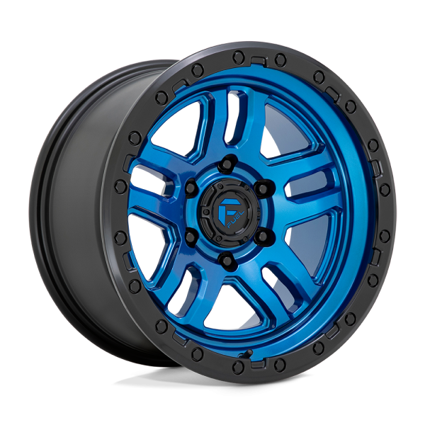 17" FUEL WHEELS D790 AMMO BLUE WITH BLACK LIP OFF-ROAD RIMS
