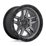 17" FUEL WHEELS D701 AMMO ANTHRACITE WITH BLACK RING OFF-ROAD RIMS