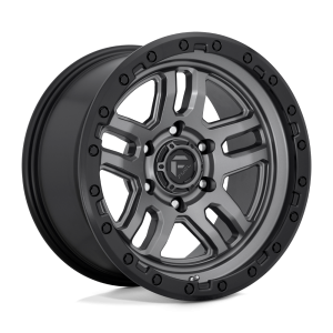 17" FUEL WHEELS D701 AMMO ANTHRACITE WITH BLACK RING OFF-ROAD RIMS