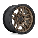 17" FUEL WHEELS D702 AMMO BRONZE WITH BLACK RING OFF-ROAD RIMS
