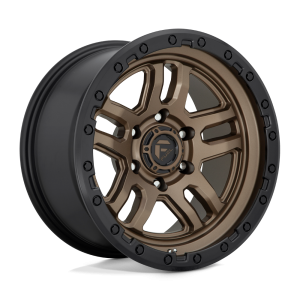 17" FUEL WHEELS D702 AMMO BRONZE WITH BLACK RING OFF-ROAD RIMS