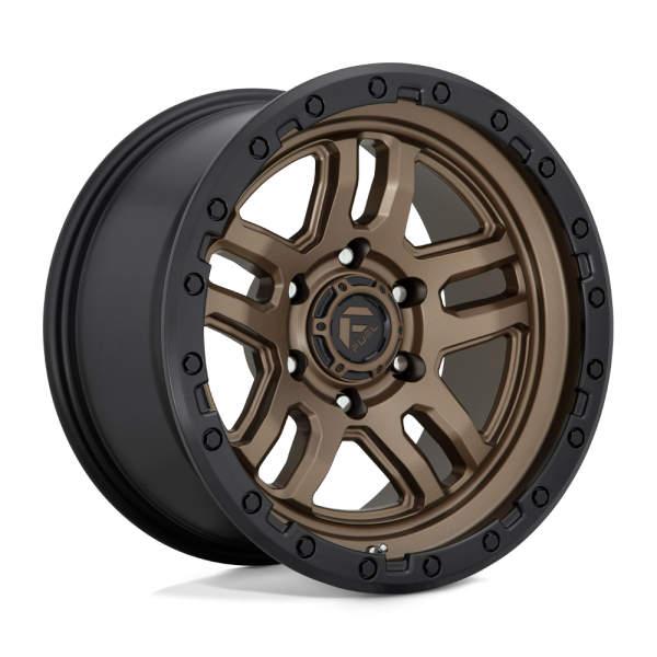 17" FUEL WHEELS D702 AMMO BRONZE WITH BLACK RING OFF-ROAD RIMS