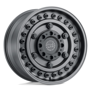 18" BLACK RHINO WHEELS ARMORY MATTE GUNBLACK FINISH OFF-ROAD RIMS