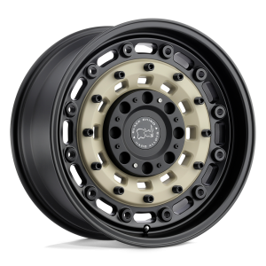 18" BLACK RHINO WHEELS ARSENAL SAND ON BLACK FINISH OFF-ROAD RIMS